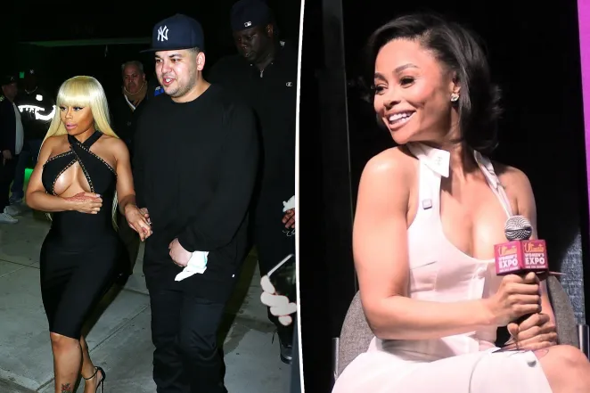 Giddy Blac Chyna hints at future with ex Rob Kardashian